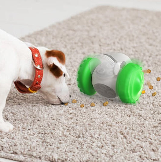Interactive Slow Feeder Treat Dispensing Toy for Dogs & Cats – Balance Rolling Puzzle Toy