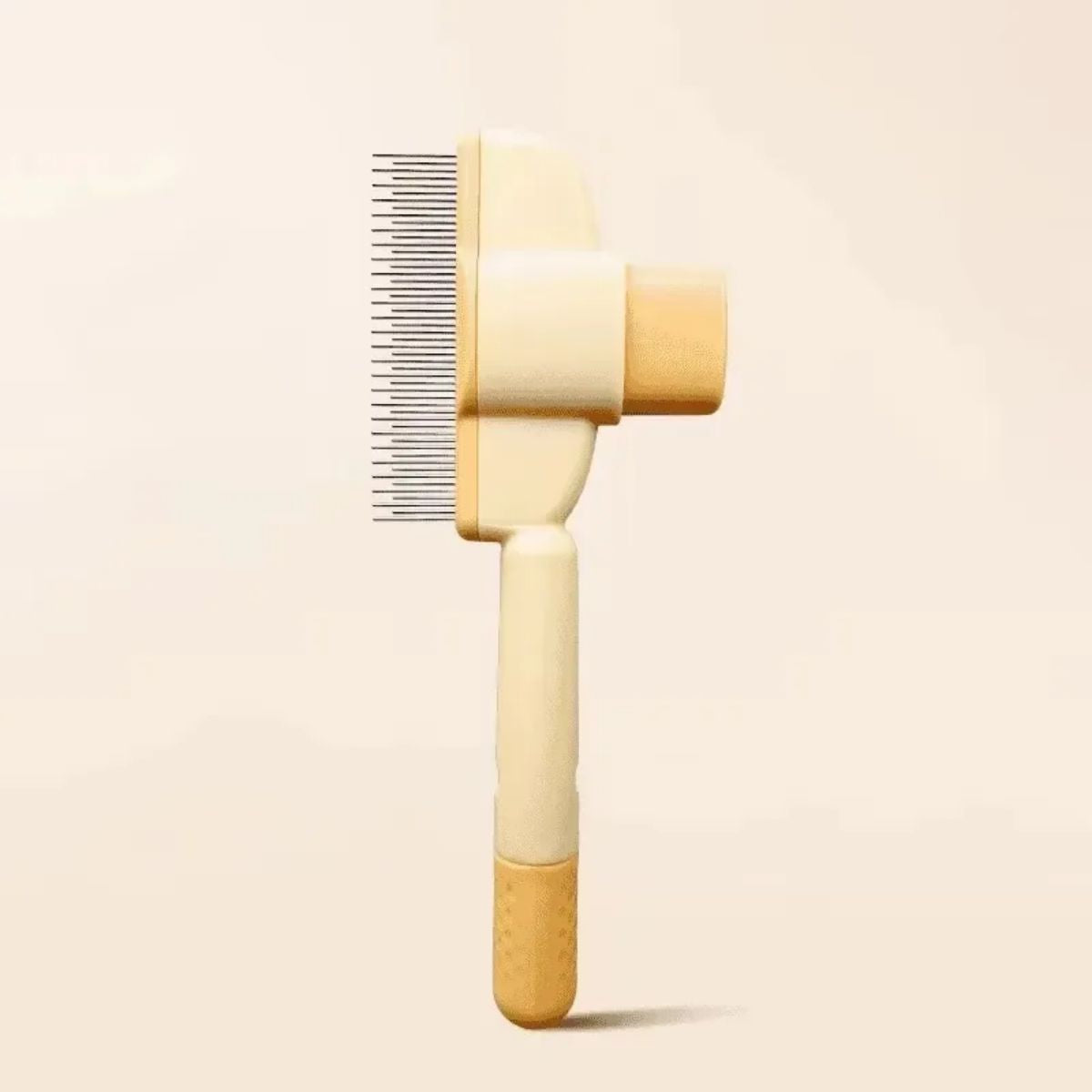 Pet Grooming Brush with One-Click Hair Removal – Gentle Deshedding Tool for Dogs & Cats