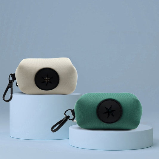 Portable Dog Poop Bag Dispenser with Clip – Lightweight Pet Waste Bag Holder