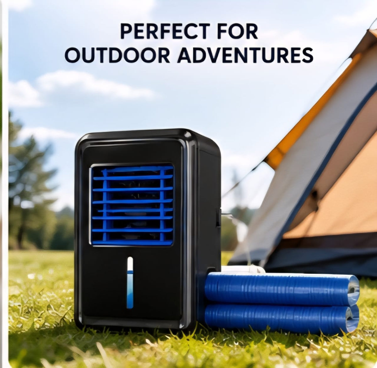 Portable Pet Cooling Fan – USB Rechargeable Mini Air Cooler for Summer