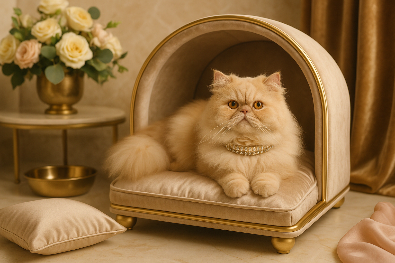 create a luxury photo for your pet slide