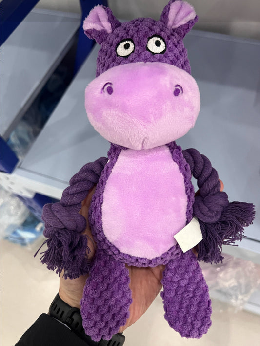 Pet Plush Sound Cotton Rope Toys Interactive