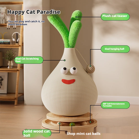 Sisal Small Garlic Bolt Wear-resistant Cat Scratch Board