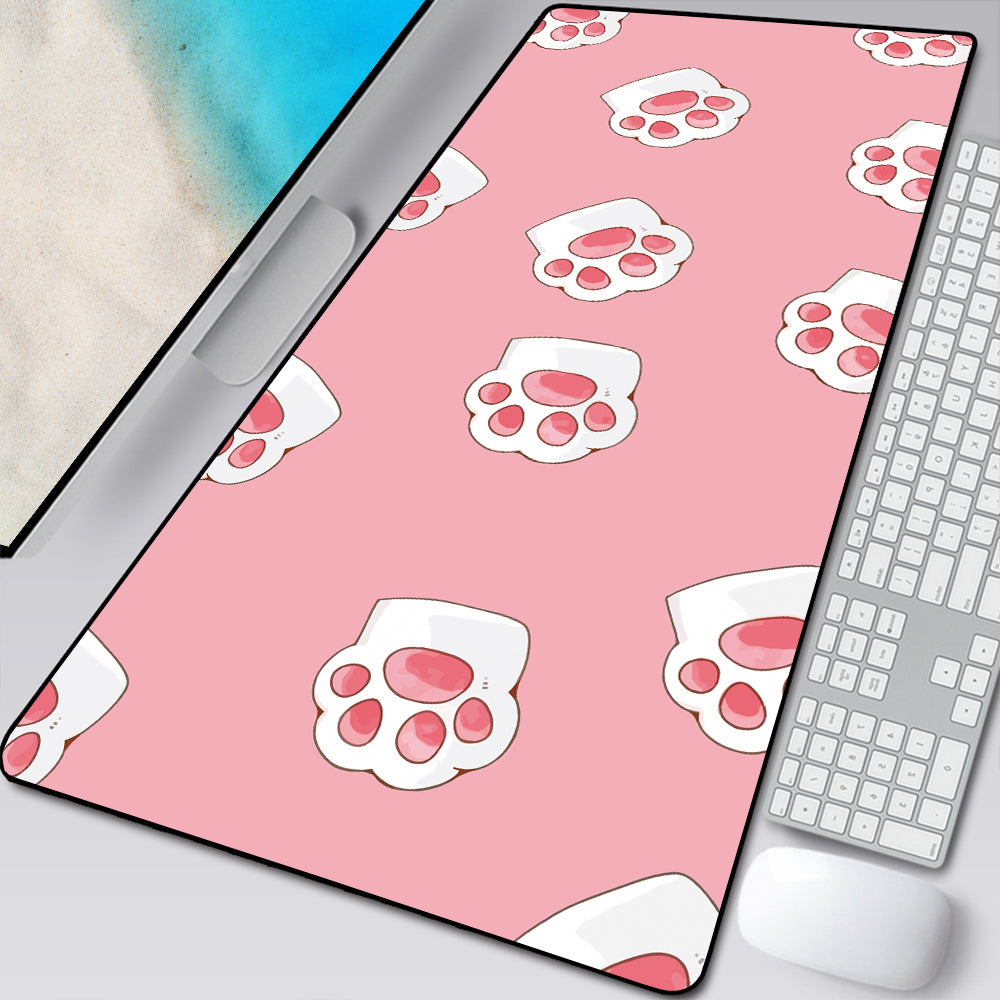 Cute Cat Paw XXL Mouse Pad – Non-Slip Gaming Desk Mat (2026)