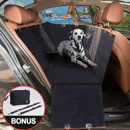 Waterproof Dog Car Seat Cover for Back Seat Travel Protection