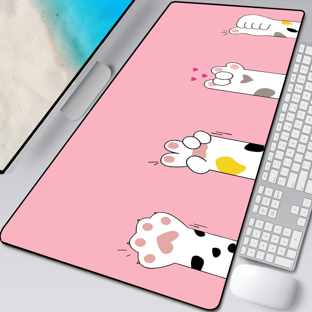 Cute Cat Paw XXL Mouse Pad – Non-Slip Gaming Desk Mat (2026)