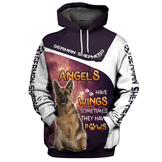 3D Dog Print Hoodie for Dog Lovers – Multiple Breeds Available