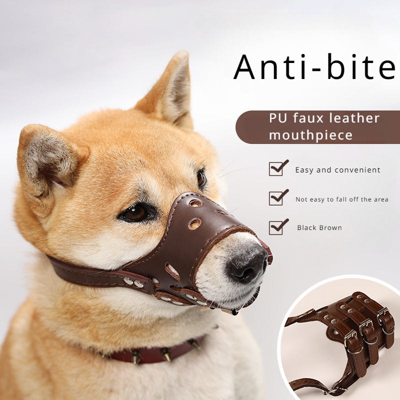 Dog Muzzle Silencer Anti-barking Bite Prevention Feeding Disorder