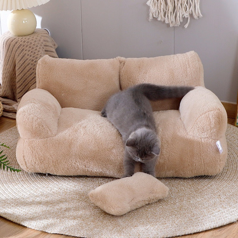 Luxury Cat Bed Sofa Winter Warm