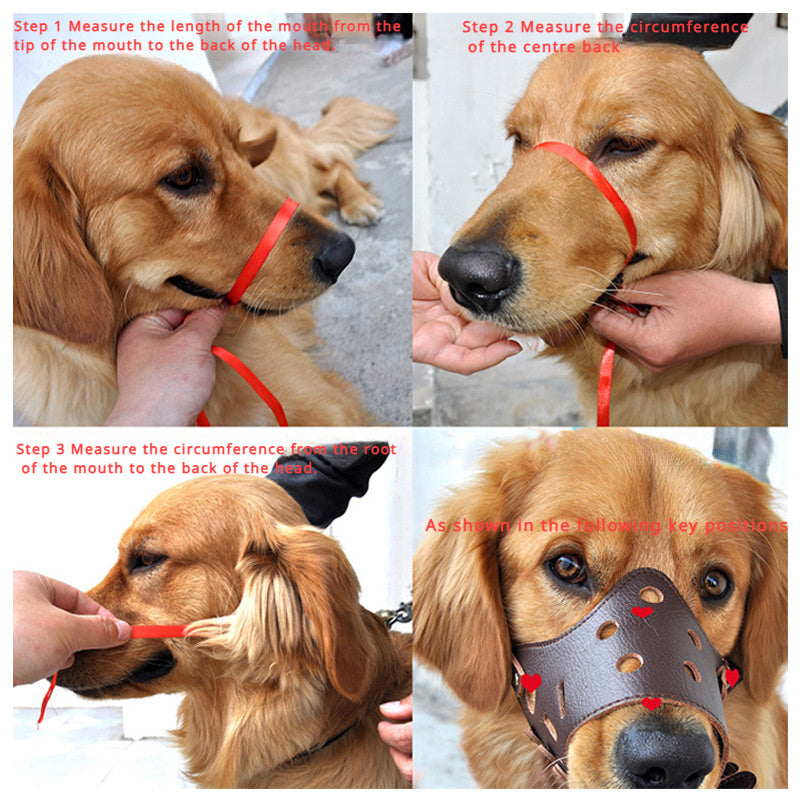 Dog Muzzle Silencer Anti-barking Bite Prevention Feeding Disorder