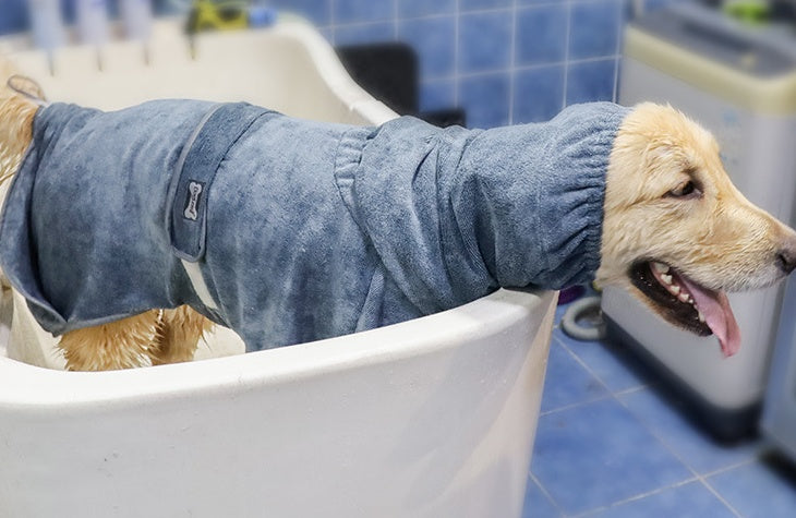 Pet Bathrobe Cotton Dog