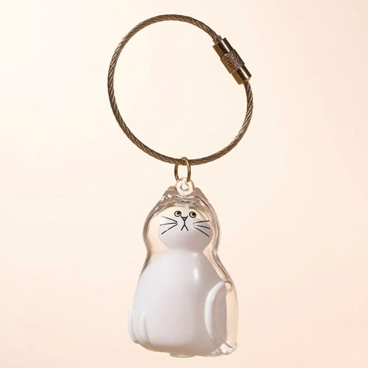 Personality Transparent Cat Automobile Hanging Ornament