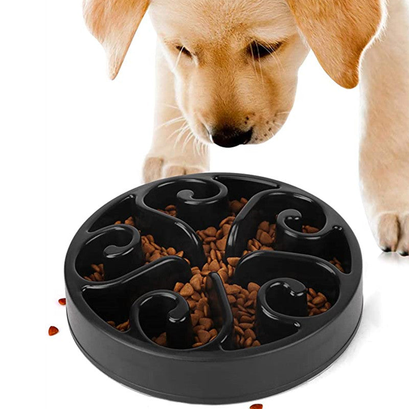Pet Dog Slow Feeder Bowl Non Slip Anti-Gulping
