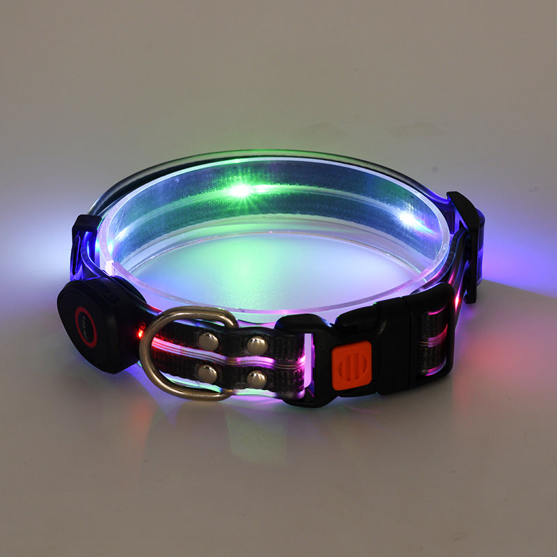 LED Luminous Collar Rechargeable Pet