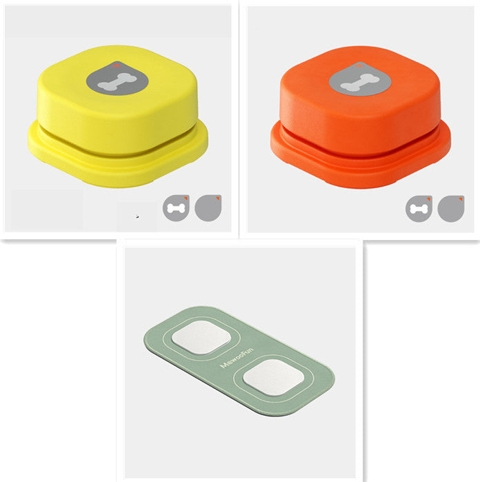 4 Colors Pet Communication Button One-click Prevent Physical Inactivity Recordable Dog Talking Button