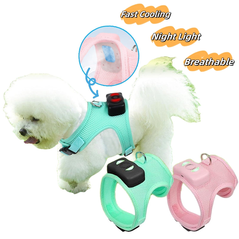 Dog Cooling Vest Harness – Breathable Summer Cooling Jacket for Dogs
