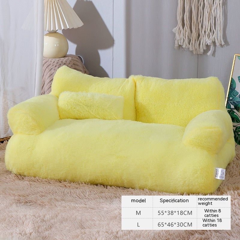 Luxury Cat Bed Sofa Winter Warm