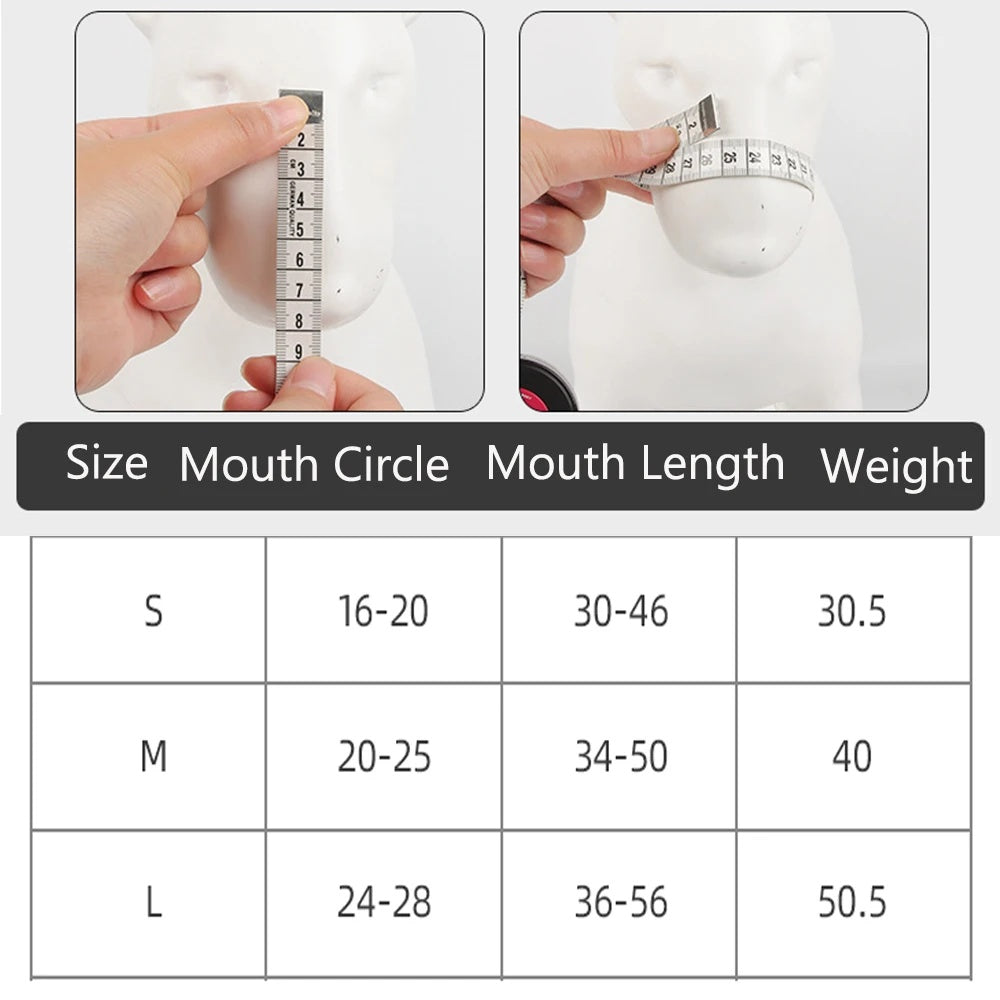 Anti-biting Reflective Big Dog Muzzles