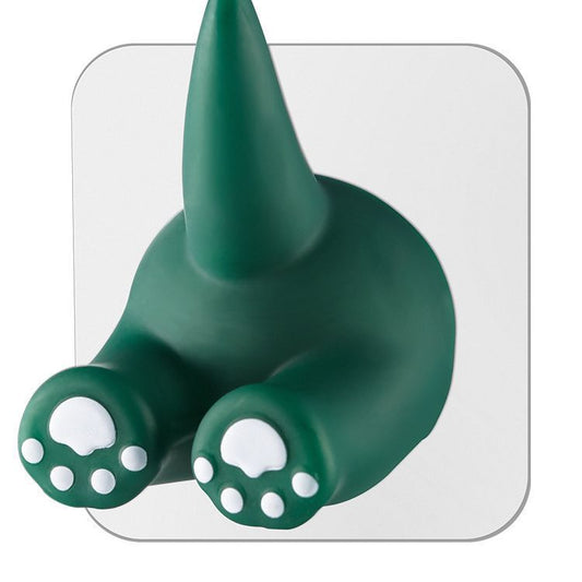 Funny Cartoon Animal Tail Hook Cat Butt Shape Multi-purpose Hook Stickers