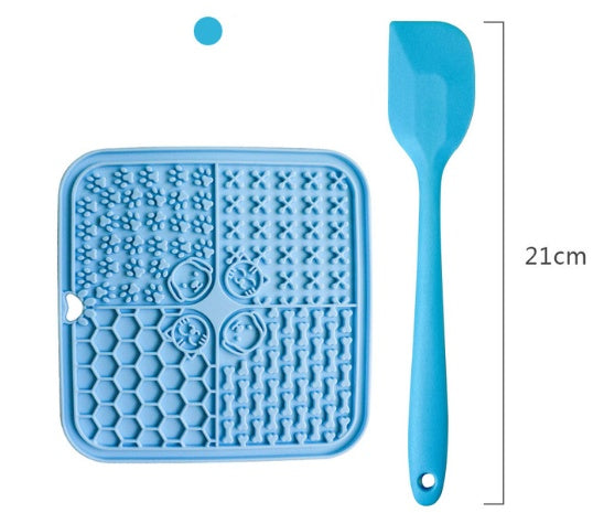 Silicone Pet Suction Cup Licking Pad Pet Placemat Silicone Licking Plate Pad