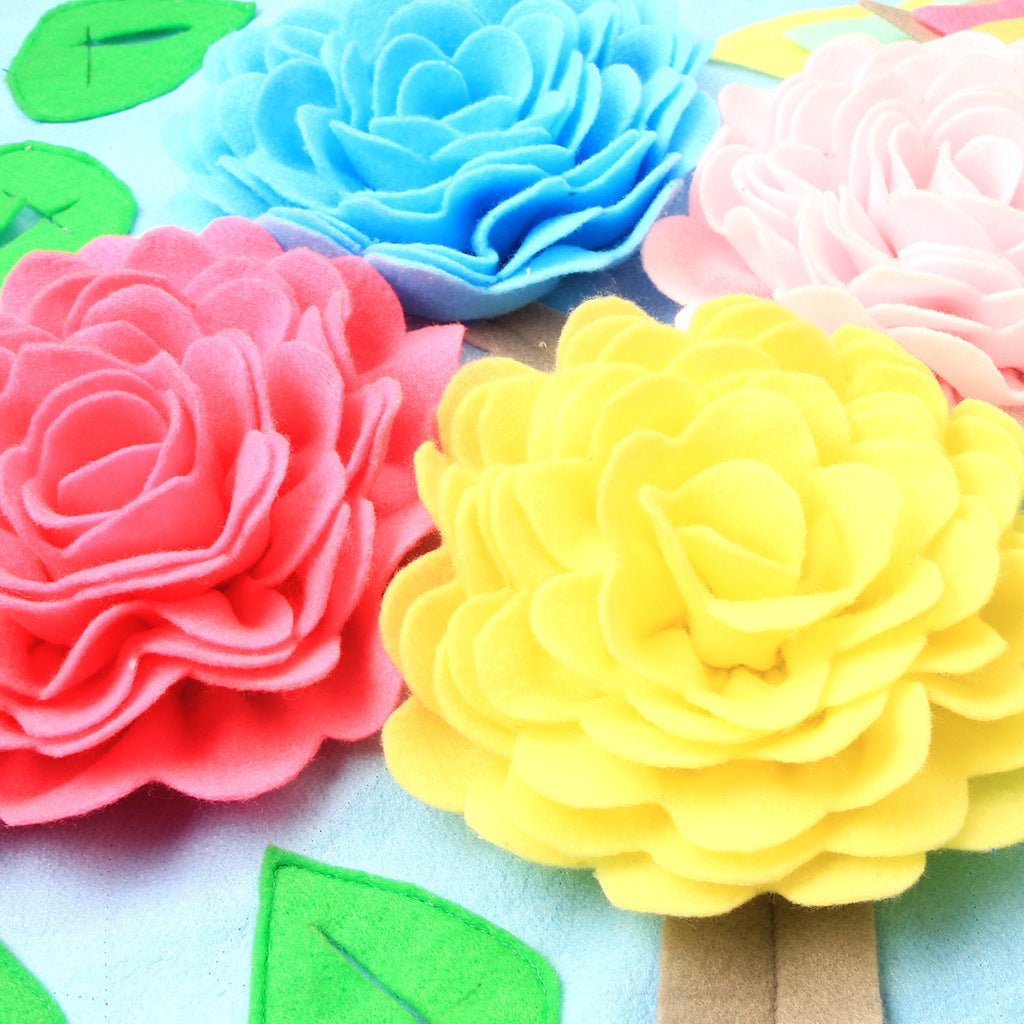 Flower pet sniffing mat