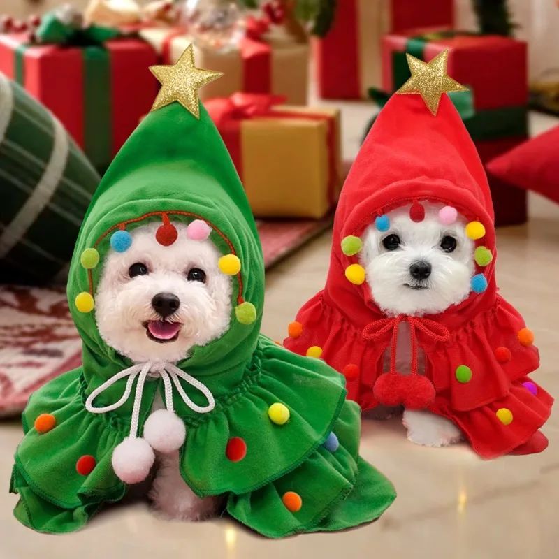 Autumn And Winter Christmas Pet Clothes