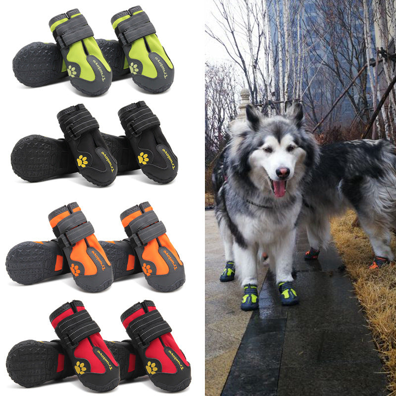 Waterproof Non-Slip Dog Boots for Large Dogs