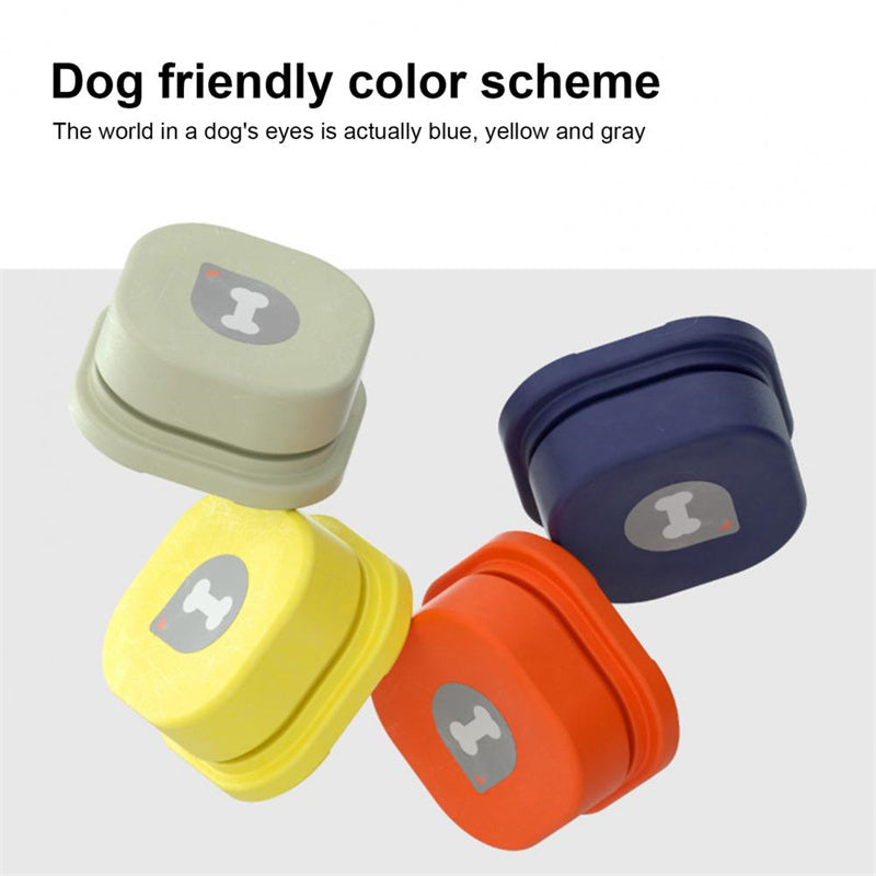 4 Colors Pet Communication Button One-click Prevent Physical Inactivity Recordable Dog Talking Button