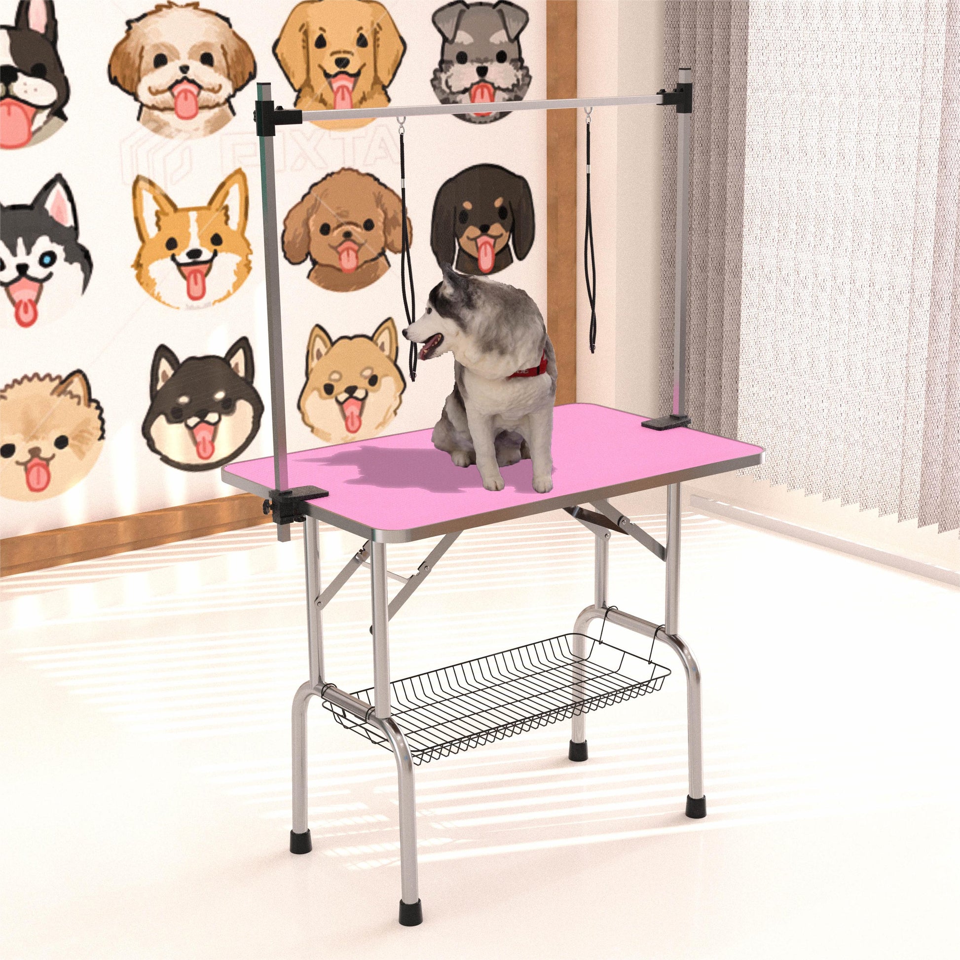 Professional dog grooming table