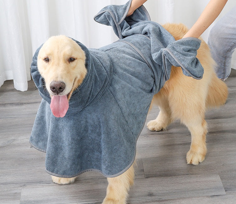 Pet Bathrobe Cotton Dog