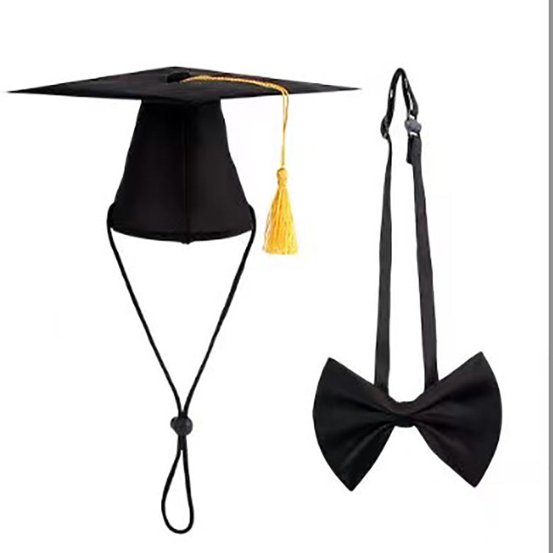 Dog Tassel Doctorial Hat Party