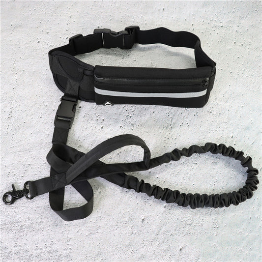 Hands Free Dog Leash Belt-Adjusable Shock Absorbing Pet Runinng Leash