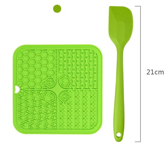 Silicone Pet Suction Cup Licking Pad Pet Placemat Silicone Licking Plate Pad