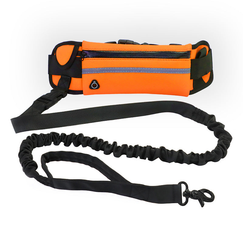 Hands Free Dog Leash Belt-Adjusable Shock Absorbing Pet Runinng Leash
