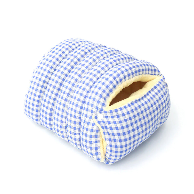 Soft Plush Cat Tunnel Bed for Pets