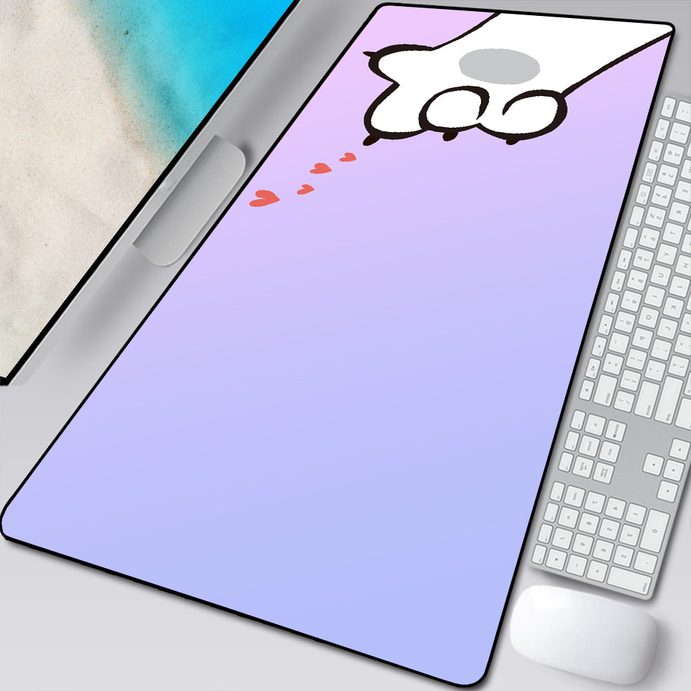 Cute Cat Paw XXL Mouse Pad – Non-Slip Gaming Desk Mat (2026)
