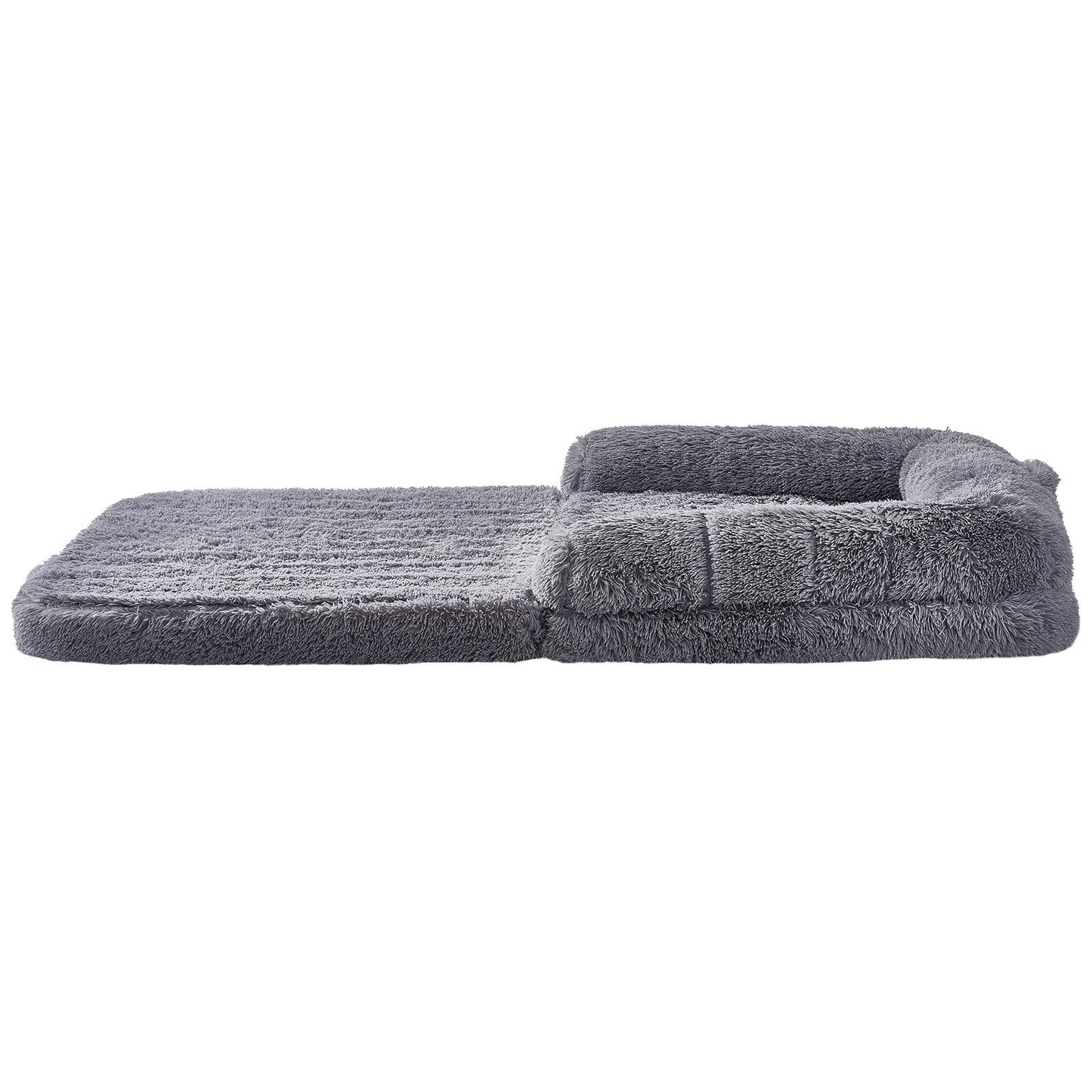 VEVOR Human Dog Bed 72 X48x10in Large Human Size Dog Bed Washable PV Velvet