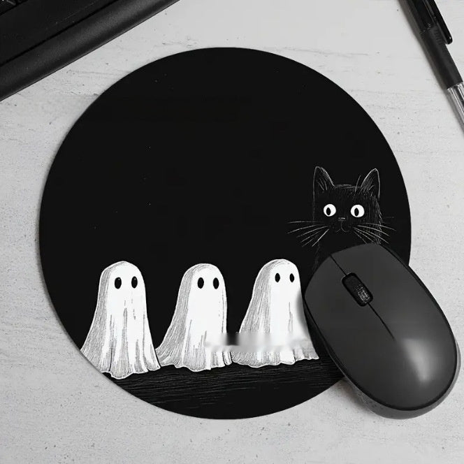 Cute Black Cat Mouse Pad – Slip Absorbent Desk Mat