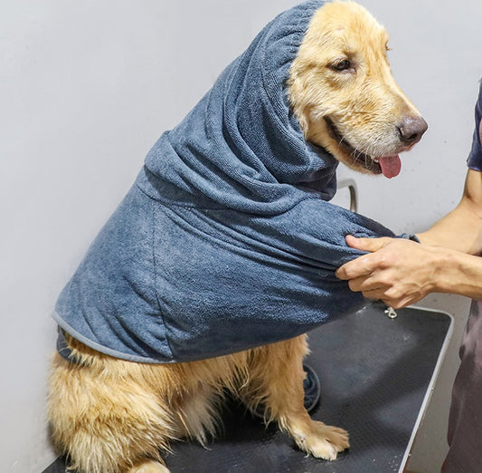 Pet Bathrobe Cotton Dog