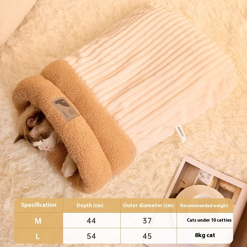 Pet Sleeping Bag Winter Warm Soft