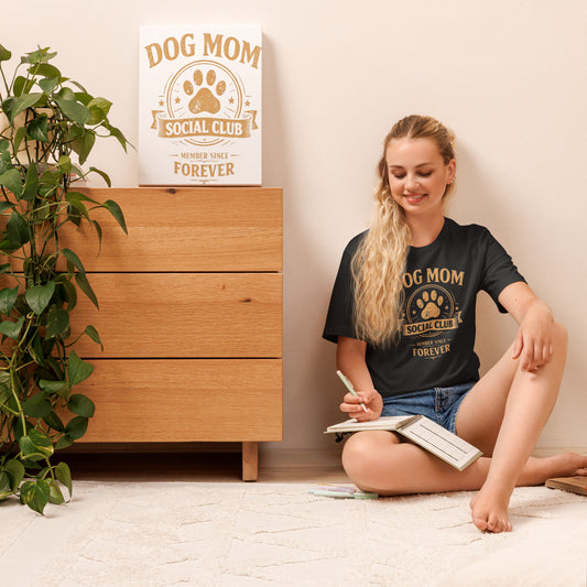 Dog Mom Shirt – Vintage Social Club Dog Lover Gift Tee