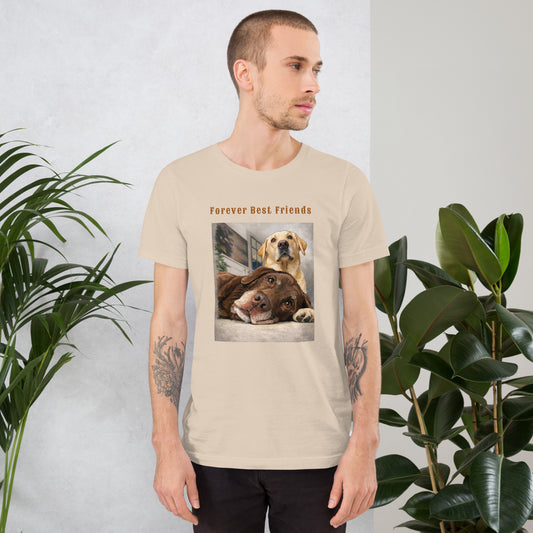 Forever Best Friends Dog Lover T-Shirt | Labrador Pet Lover Gift